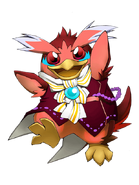 Jump Penguin (Ruby) transparent