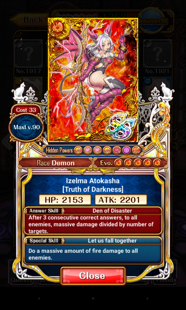 Izelma Atokasha (Truth of Darkness) Quiz RPG The World of Mystic Wiz