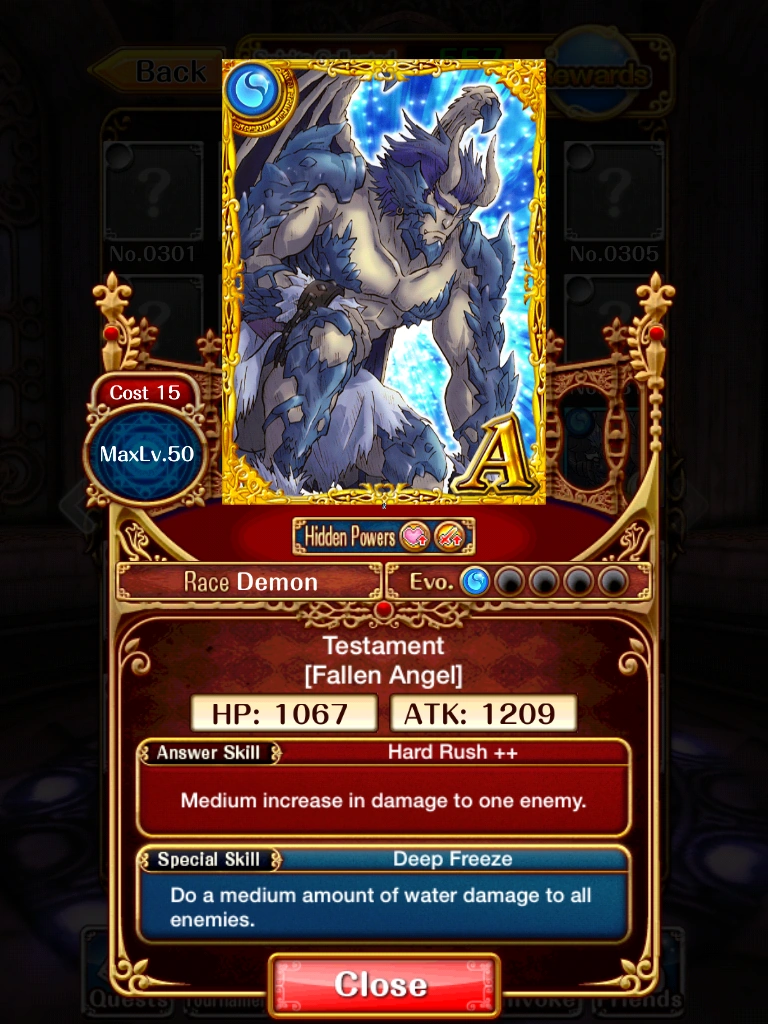 Testament (Fallen Angel) Quiz RPG The World of Mystic Wiz Wiki Fandom