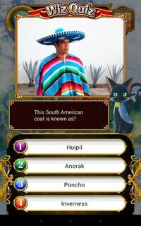 This South American coat is known as? (Poncho)