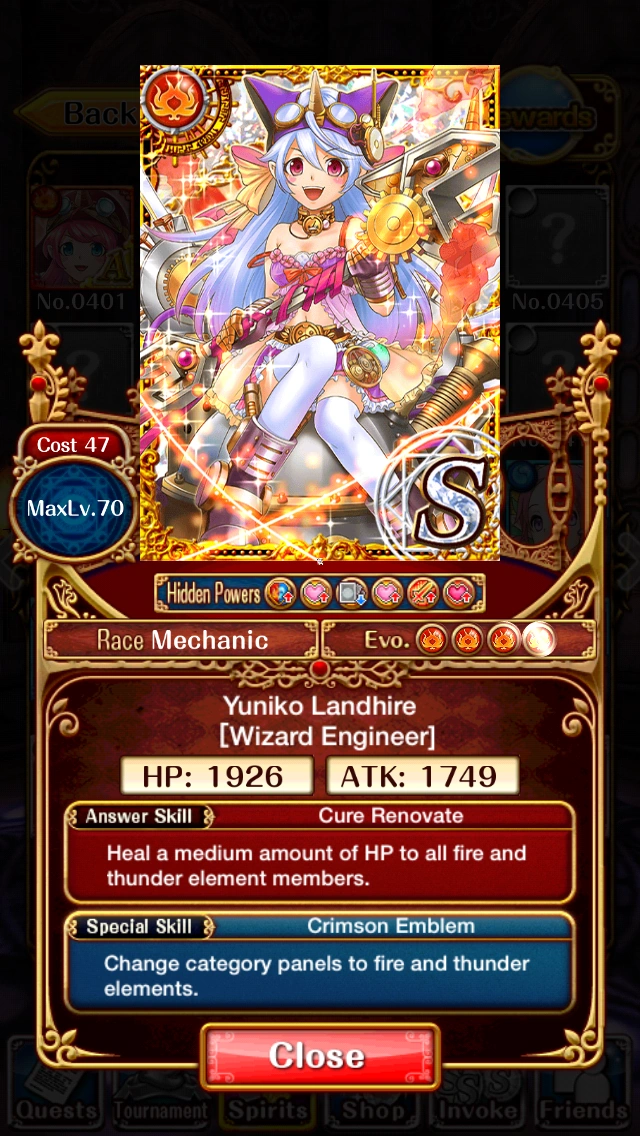 Yuniko Landhire (Wizard Engineer) | Quiz RPG: The World of Mystic Wiz ...