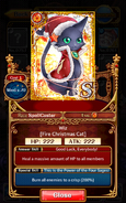 Wiz (Fire Christmas Cat) info