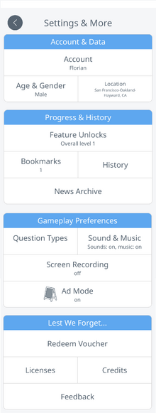 Full Height of Settings and More