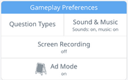 Gameplay Preferences