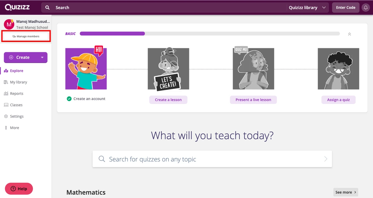 Using the Administrator Dashboard to Add and Remove Teachers and Administrators Quizizz Wiki