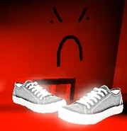 Stompin Sneakers Smith in a room.