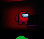 Among us E-1 inside a Section V room.