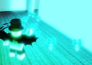 A bunch of C-9's in a room next to a player.