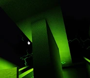 XXE-22's light and particles seen above a bridge.