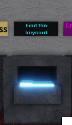 Door is supposed to open when the keycard is inserted : r/roblox
