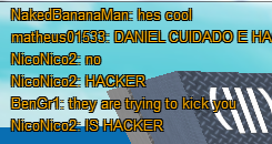 when try giltchers win and say "HACKER"