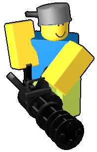 Minigun R2d Wiki Fandom - roblox minigun model