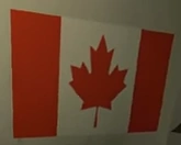 Canada flag showing this map is set in Canada.