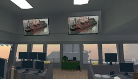 M.S Antares being aimed at.