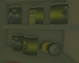 Edgar and Ticker drinks.