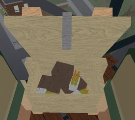 An Old Ammo Crate. Not refillable though.