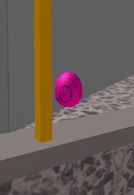 This pink egg is visible near the grey tanks.