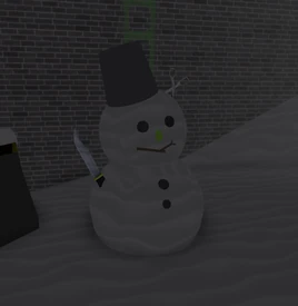 Bucket-Chan Snowman.