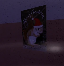 Event poster during the Christmas Event 2020.