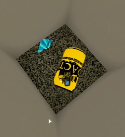 Ticker soda created by Rockynic and PR problem paper.