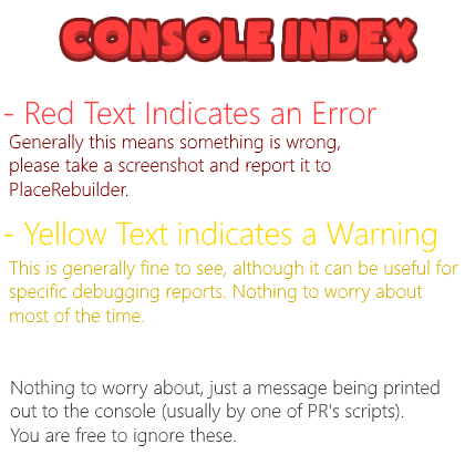 Error Console R2da Wiki Fandom - roblox r2da scripts