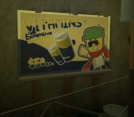 Vitamins poster.