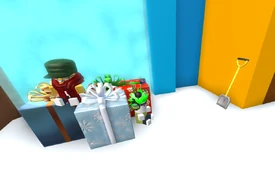 Below, PR Plush and Shovel