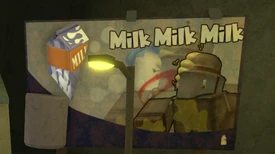 Swarmer in a milk poster.