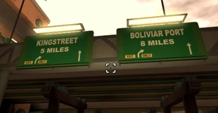Reference to 1930's Kingstreet and S.S. Boliviar maps.