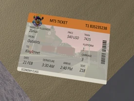 Ticket.