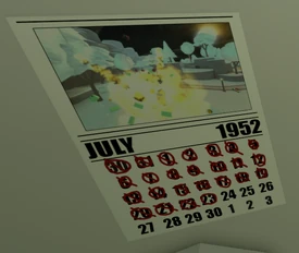 A Winter Wonderland Calendar.