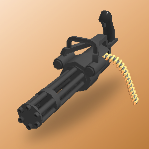 Minigun R2da Wiki Fandom - roblox avatar holding gun