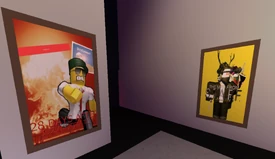 The man from staff and disconnected poster.