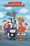 Rocky and Bullwinkle Moose On The Loose Comic Book