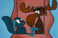 Rocky and Bullwinkle Mistaking for moon people