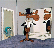 Rocky and Bullwinkle are both getting ready for their movie premiere