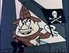 Boris holding pottsylvania flag