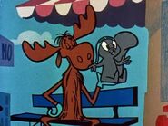 Rocky and Bullwinkle caught his friend