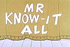 Mr. Know-It-All