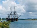 Endeavour replica in Cooktown harbour