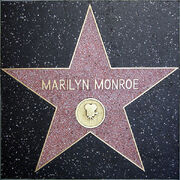 Walk of fame, marilyn monroe