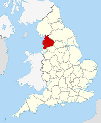 Lancashire UK locator map 2010
