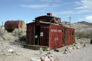 Rhyolite caboose