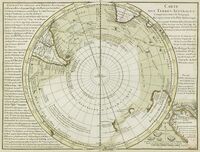 Antarctica, Bouvet Island, discovery map 1739