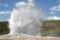 Old Faithful Rainbow