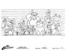 The Raccoons Model Sheets - Size Comparison