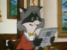 George reading the newspaper (George Raccoon (10))