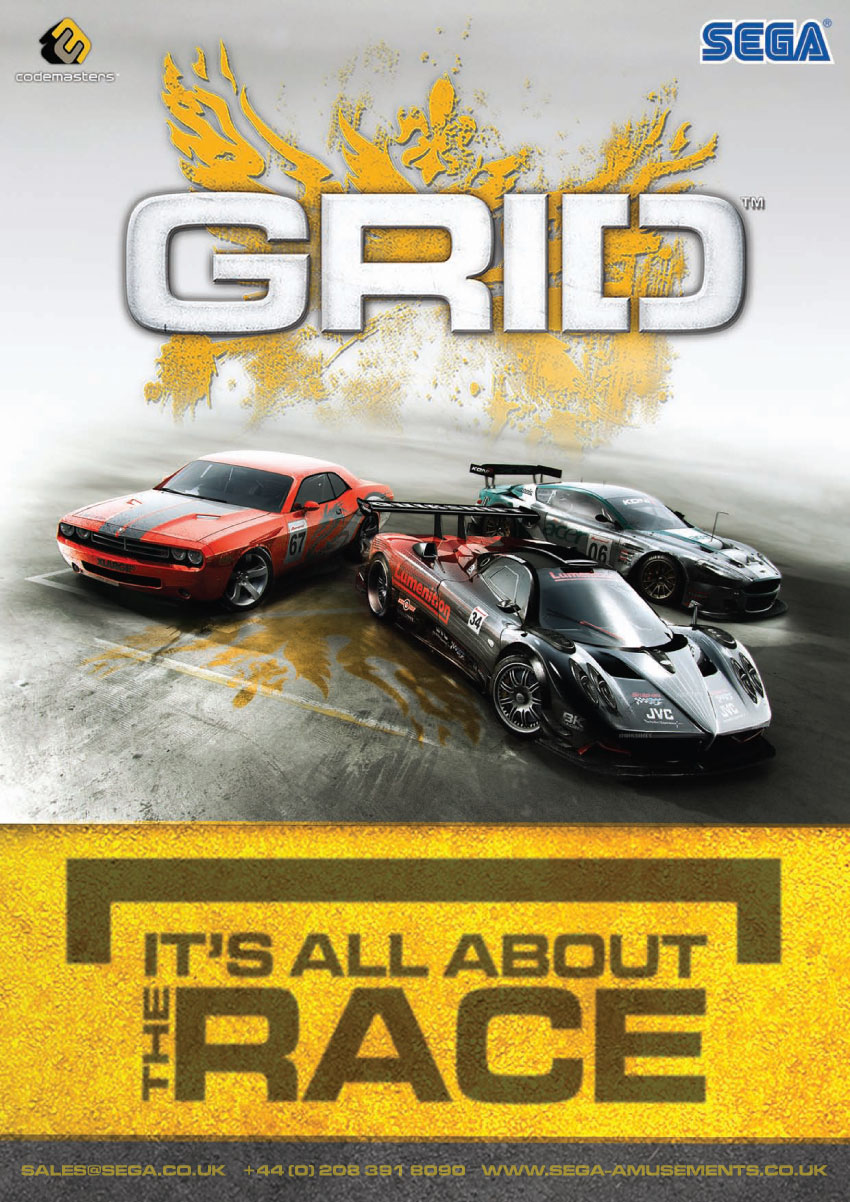 Race driver grid 2008. GRID Arcade cover. Race driver grid 2008 фото. Race driver grid 2008-GRID Arcade cover. картинка Race driver grid 2008. картинка GRID Arcade cover. Race Driver: GRID 1 (Рейс Драйвер Грид 1) посвящена гонкам. Все, с чем вам предстоит столкнуться на просторах проекта существует в реальности. Опробуйте трассы, разбросанные по всему миру. Огромный ассортимент и возможности во всем. Авторы старались порадовать любителей гоночных соревнований. Все проиллюстрировано потрясающей графикой и подарит возможность насладиться невероятным геймплеем.
