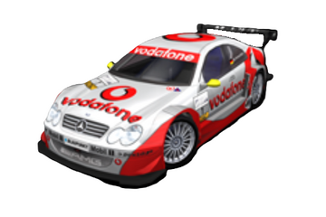 ミニカー CLK-DTM Vodafone AMG-MERCEDES TAMIYA 1/10 RC Mercedes-Benz CLK-DTM Team Vodafone AMG