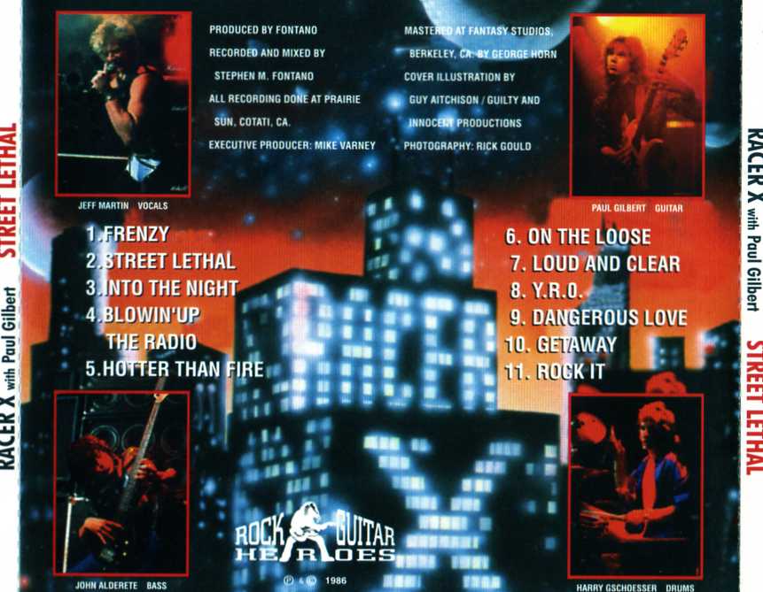 Street Lethal (album) | Racer X Wiki | Fandom